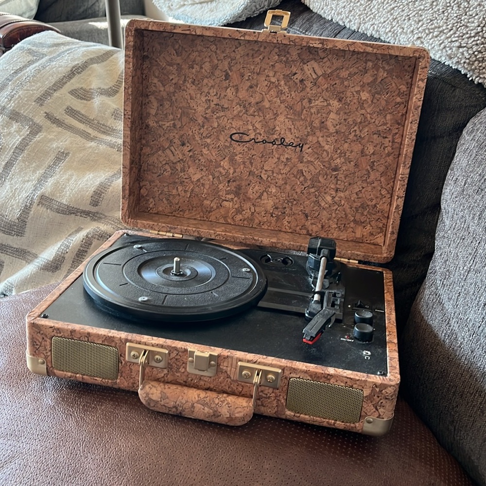 Crosley Cork-Effect Cruiser Bluetooth Record Player (used twice)